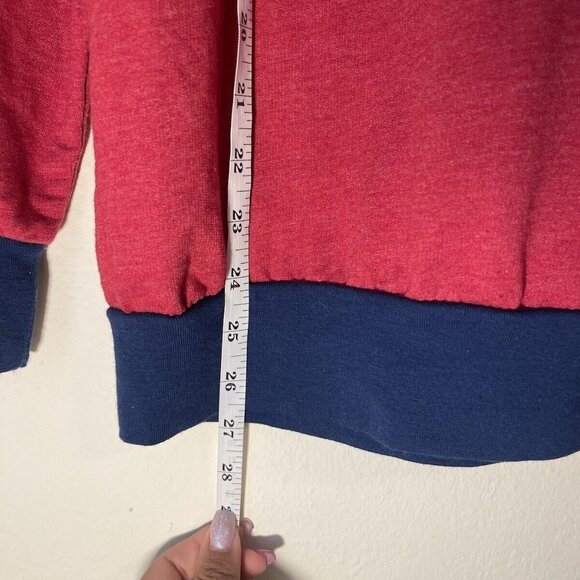 Wonder Woman Athletic Pullover Sweatshirt Comics Junior Red and Blue XL - Picture 9 of 10